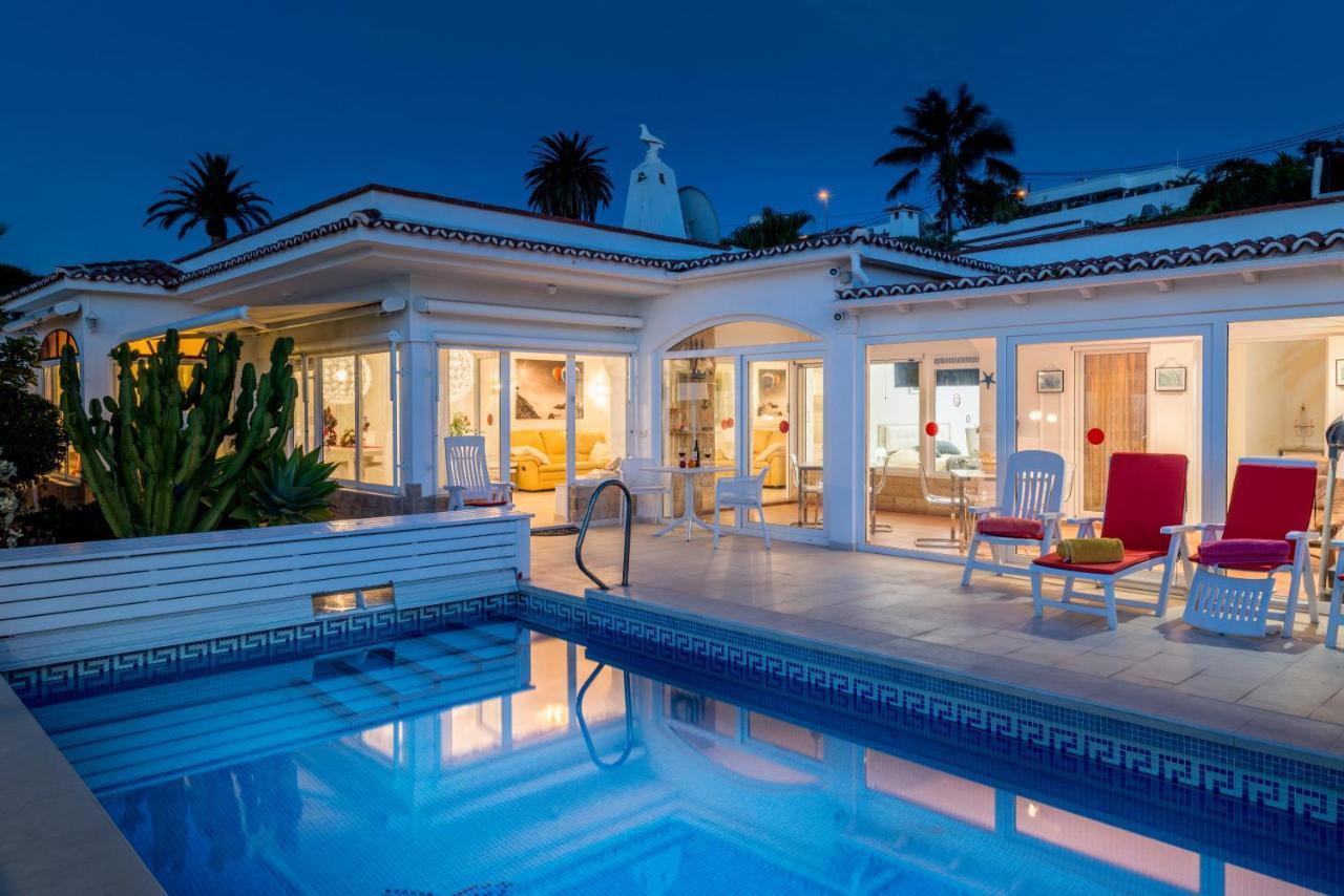 Relaxing Villa Heated Pool Luxurious Views Massage Санта-Урсула Экстерьер фото