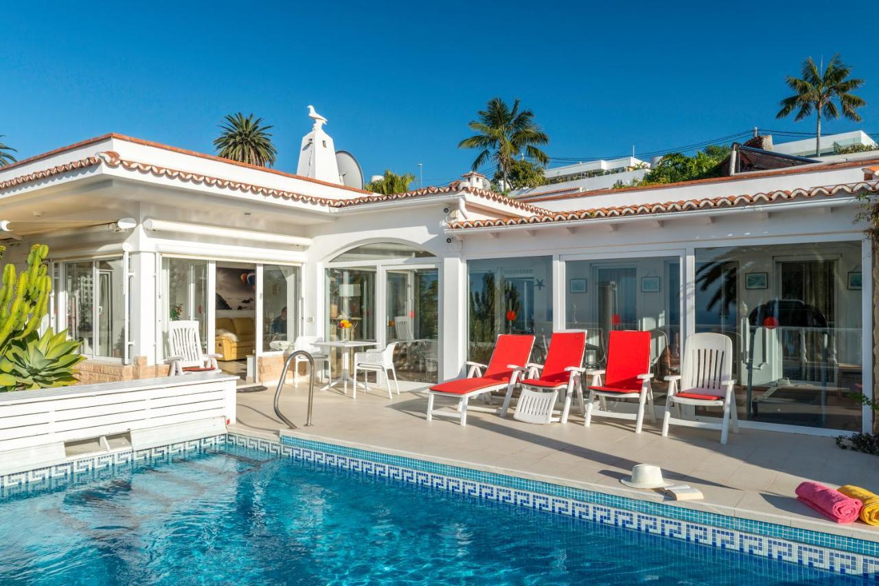 Relaxing Villa Heated Pool Luxurious Views Massage Санта-Урсула Экстерьер фото